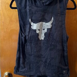 Project Rock- Under Armour Black Sleeveless Top